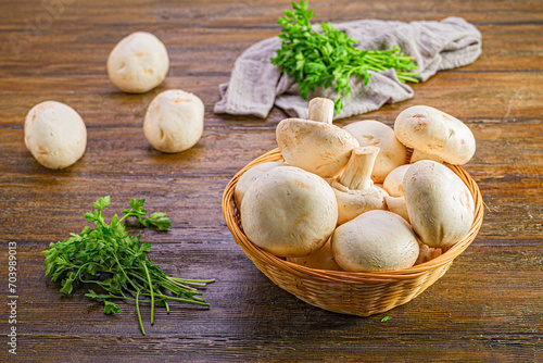 Rustic Cuisine: Mushrooms in Preparation