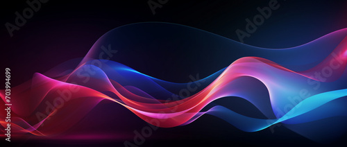 geometric wave abstract background design concept