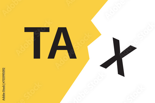 cutting tax. concept of Business, finance and profit