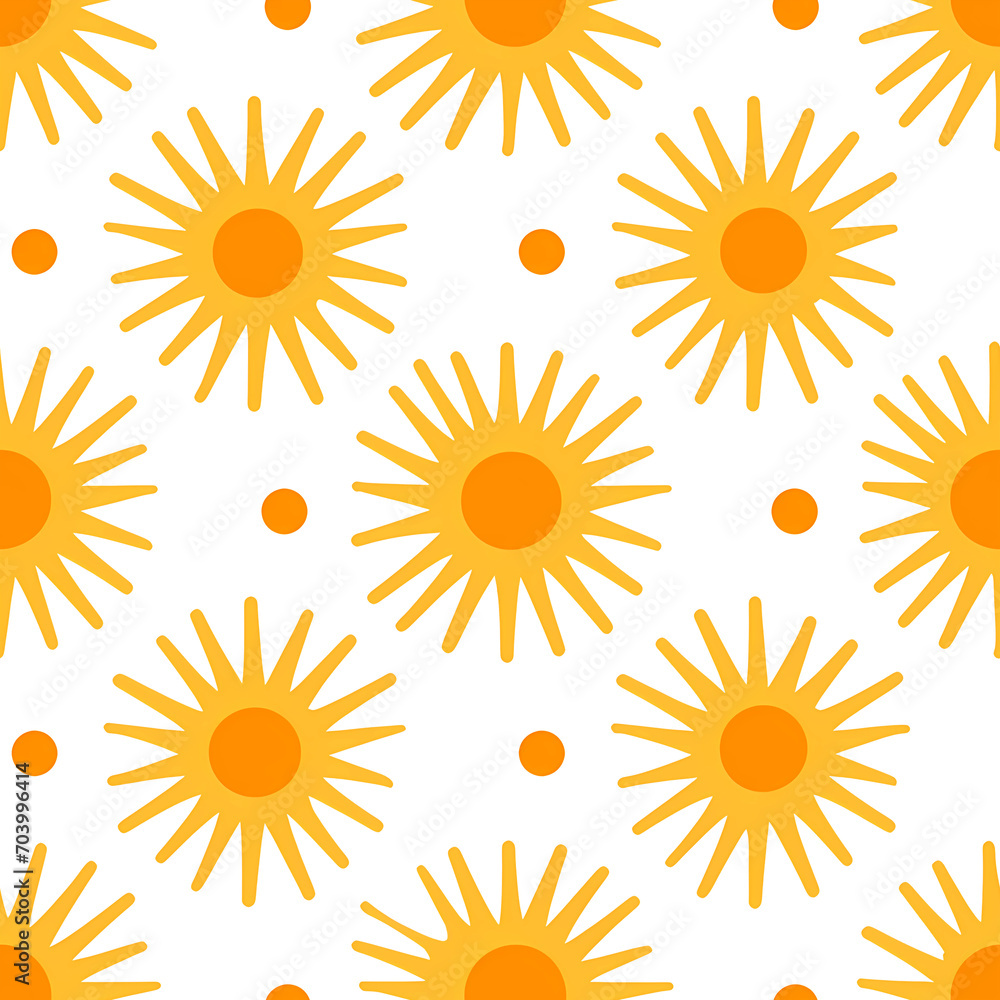 Scandinavian geometric seamless pattern. Sunny design for wallpaper, fabric, textile, home decor, stationery, scrapbooking, decoupage Scandinavian geometric seamless pattern. Sunny design for wallpaper, fabric, textile, home decor, stationery, scrapbooking, decoupage