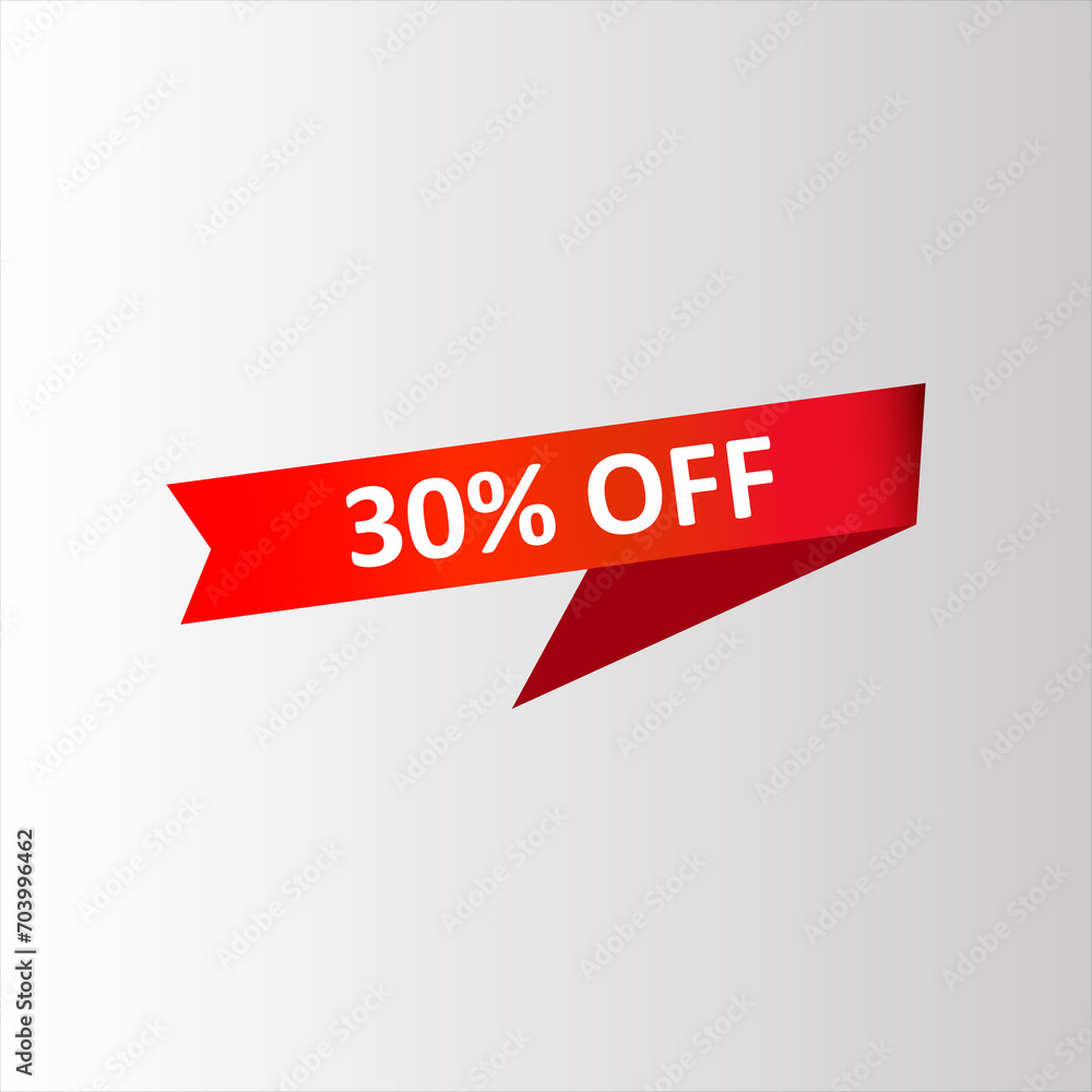Red Sale Web Banner For 30% OFF Red Sale Web Banner For 30% OFF