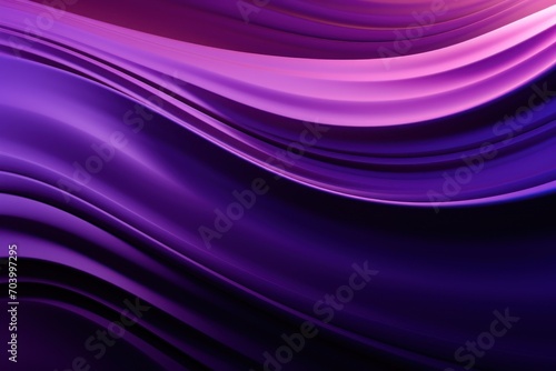  a close up of a cell phone with a purple and purple wave design on the back of the cell phone, with the phone in the foreground of the image.