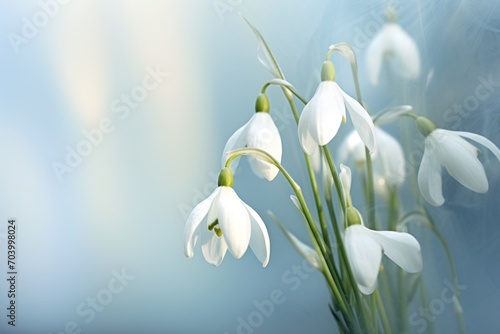  a vase filled with white flowers sitting on top of a blue and white counter top next to a vase filled with white flowers on top of a blue and white table.