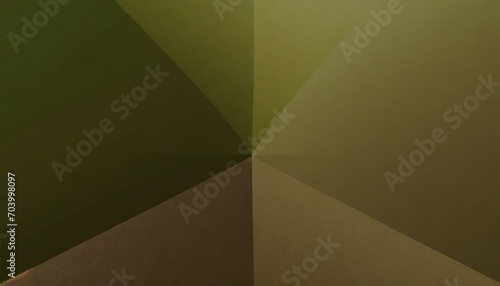 black brown green dark sage khaki olive abstract pattern background geometric shape 3d line triangle fold corner polygon poly color gradient grunge rough grain noise matte minimal design