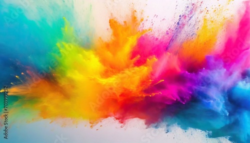 vibrant airbrush drawing paint splash photo
