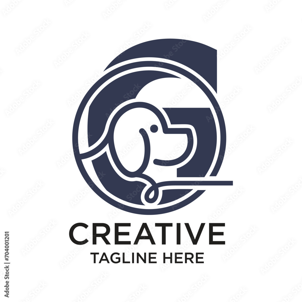 Obraz premium Letter logo design simple concept Premium Vector
