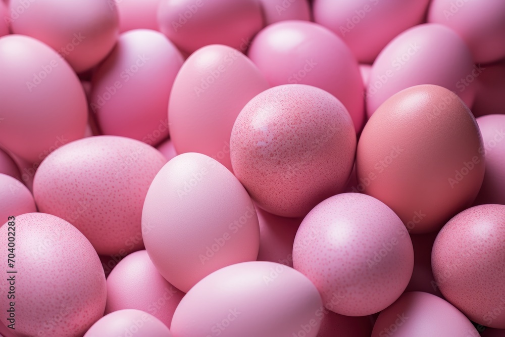 a pile of pink eggs sitting next to each other on top of a pile of other pink eggs on top of a pile of pink eggs on top of other pink eggs. a pile of pink eggs sitting next to each other on top of a pile of other pink eggs on top of a pile of pink eggs on top of other pink eggs.