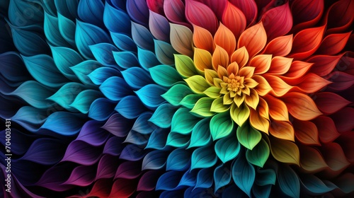 Chromatic Mirage: A Mesmerizing Optical Illusion of Exotic and Vibrant Colors