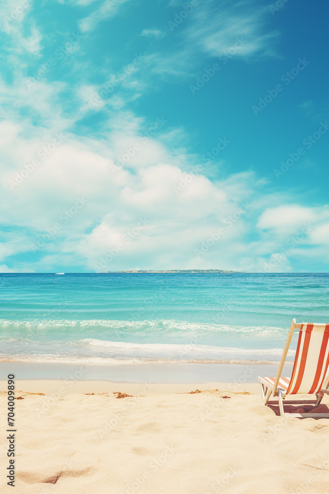 Holidays at the beach background banner with space for text Holidays at the beach background banner with space for text