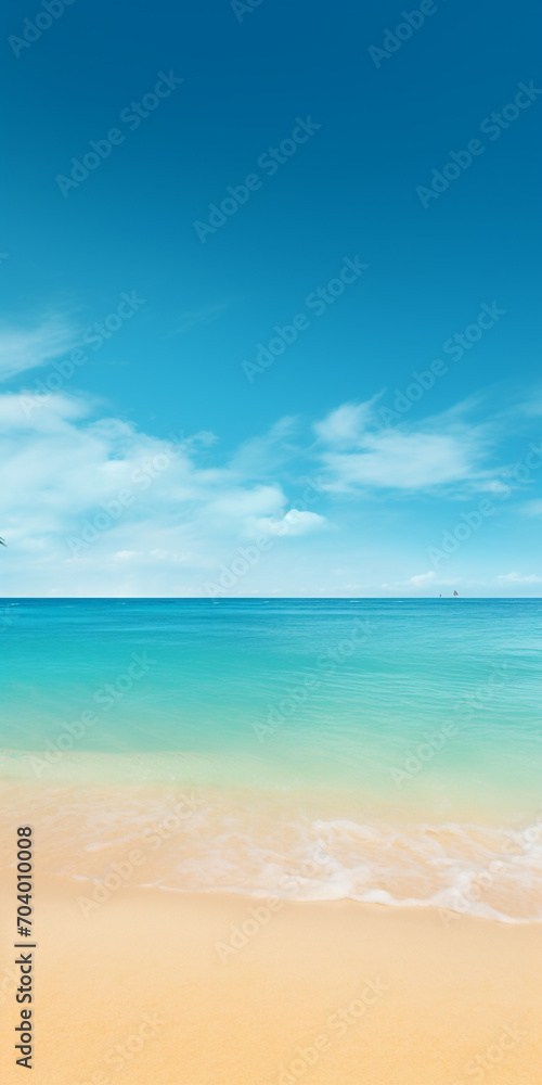 Holidays at the beach background banner with space for text
