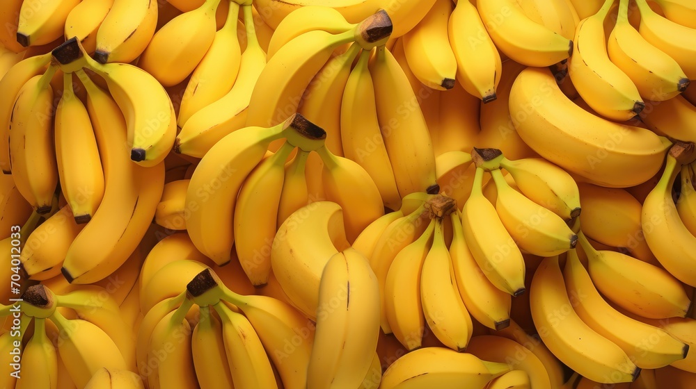 A background of many bananas