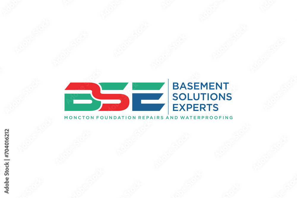 b and s e construction company logo design b and s e construction company logo design