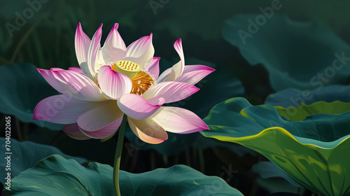 A beautiful lotus flower