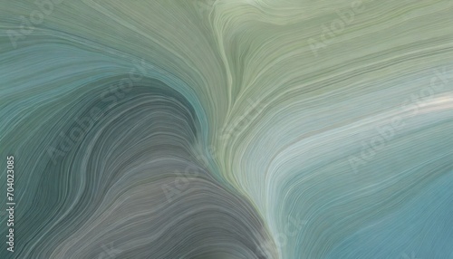 inconspicuous header with colorful smooth swirl waves background design with slate gray dark slate gray and pastel blue color photo