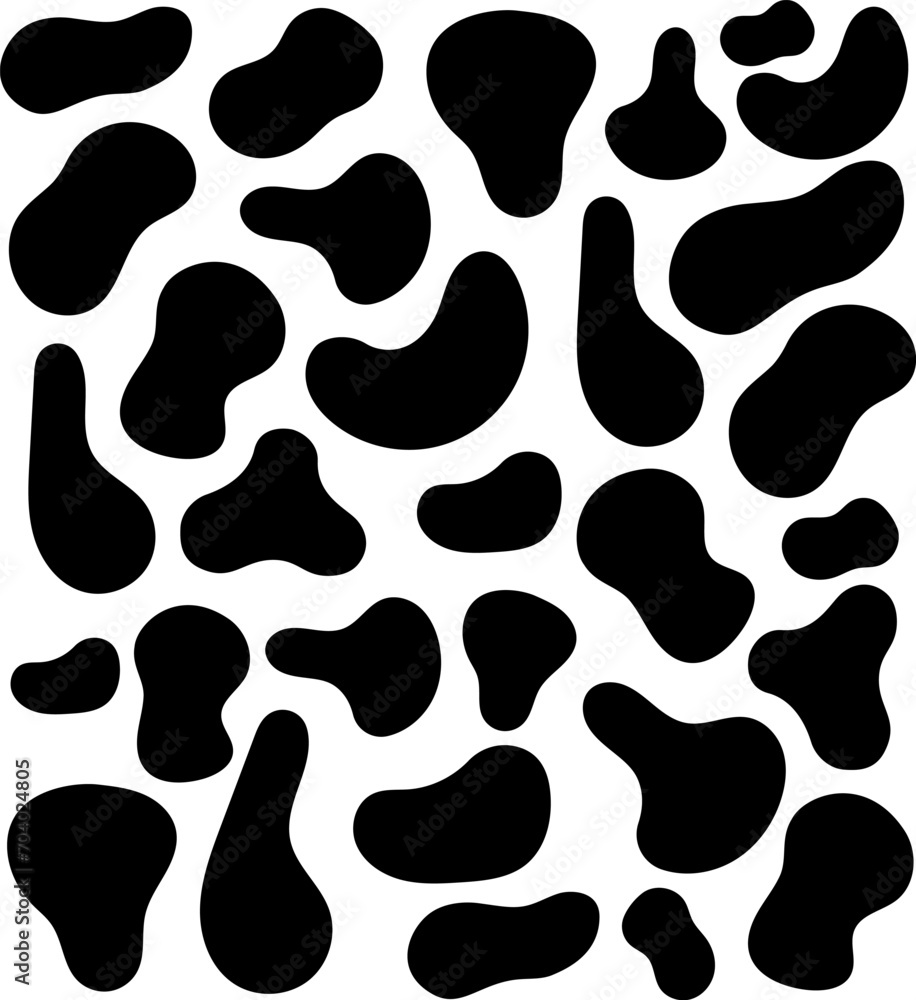 Cow print, Cow spots, Cow print pattern