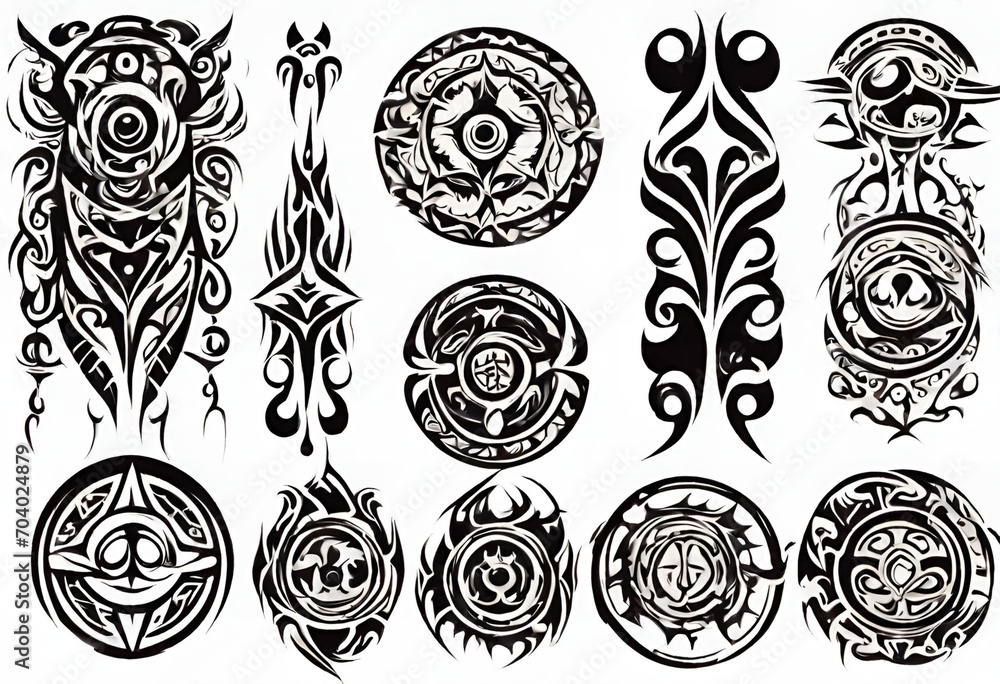 Background skull tattoo vector illustration symbol tribal art head design Background skull tattoo vector illustration symbol tribal art head design