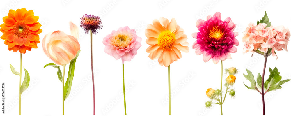 Assortment of Exquisite Flowers. Vibrant Floral Varieties.  AI Generated