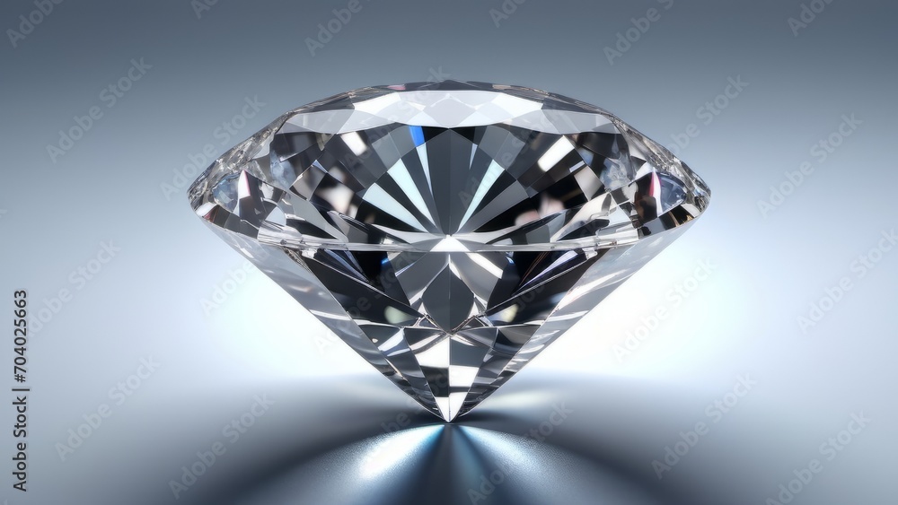 diamond on white background ai generated diamond on white background ai generated