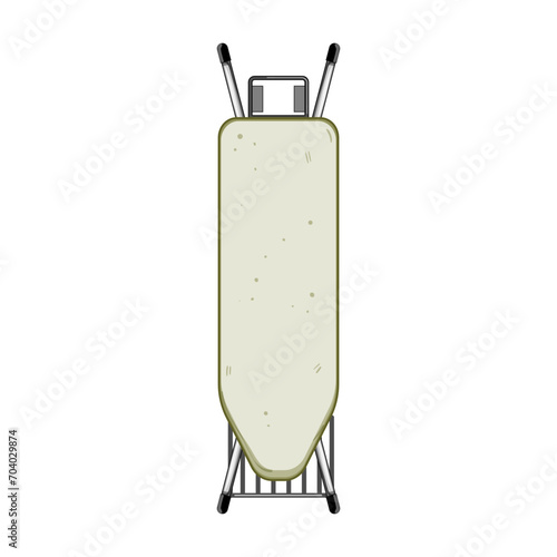 clean ironing board cartoon. home counter, interior electric, rack window clean ironing board sign. isolated symbol vector illustration