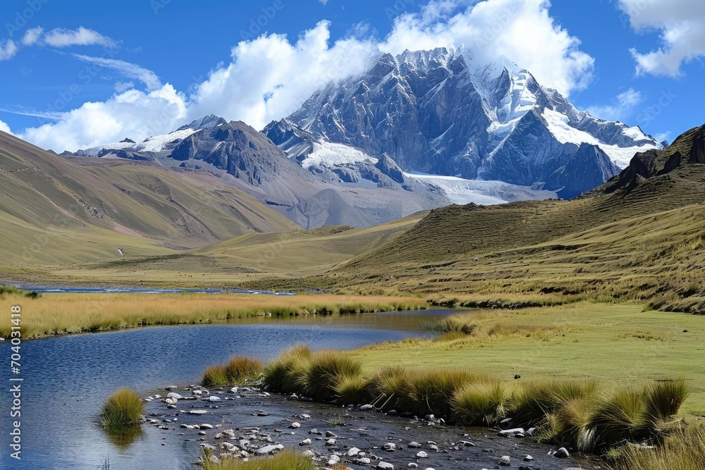 A high-altitude hiking adventure to a remote mountain peak with guided eco-tours A high-altitude hiking adventure to a remote mountain peak with guided eco-tours