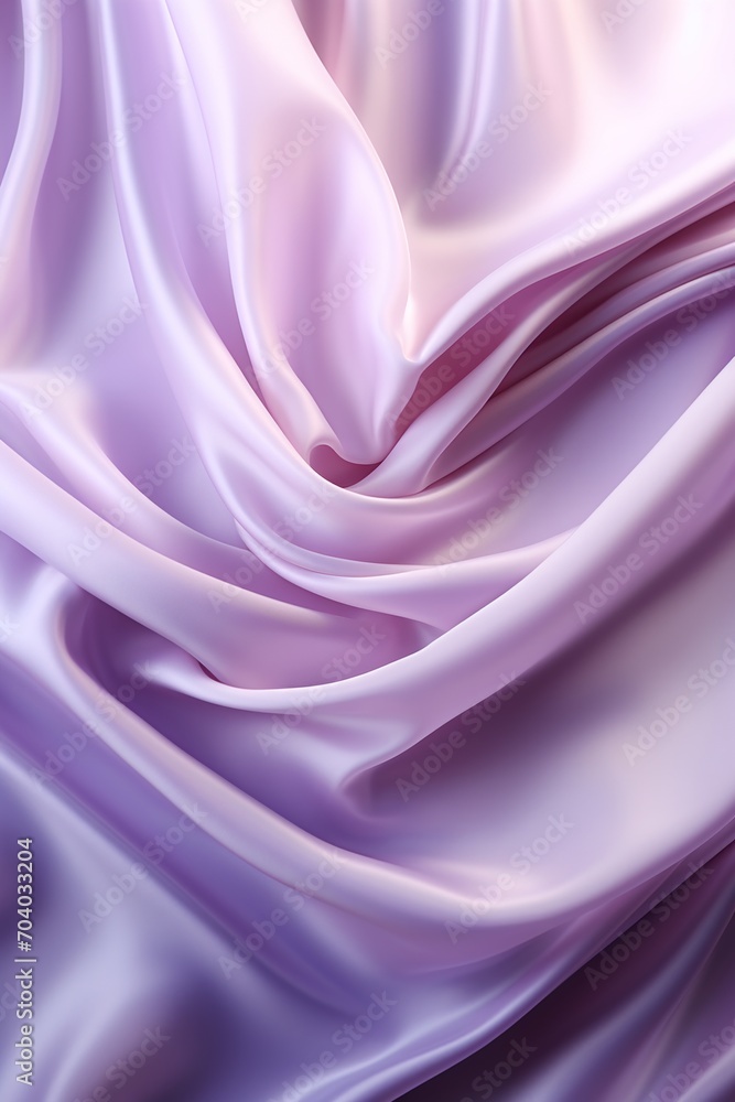 Obraz premium Purple silk fabric with gentle waves