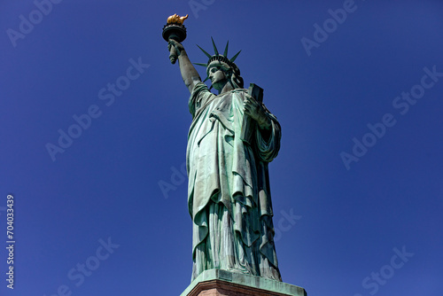 The Lady of New York (USA) is the name given to the Statue of Liberty in the Big Apple, a symbol of democracy.