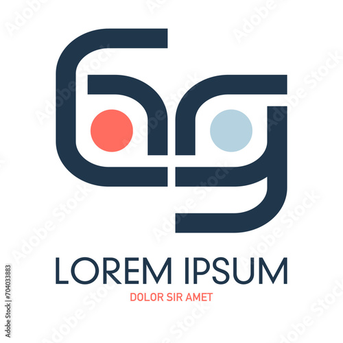 Futuristic Typography: Abstract Alphabet Design with Bold 9, Clean Lines, and Curvy Elements. Perfect for a Modern Corporate Identity, Games, and Digital Concepts in Grey, Pink, and Purple