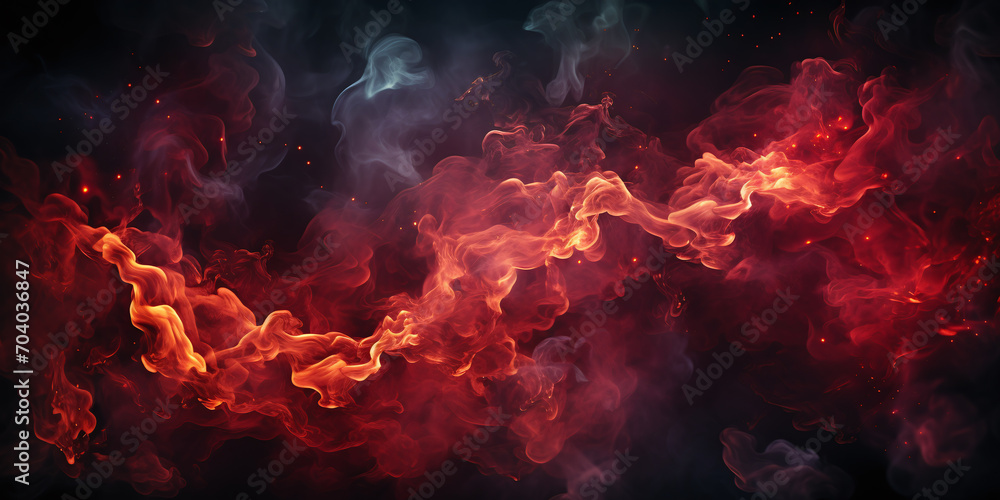 red fire power line against black background red fire power line against black background