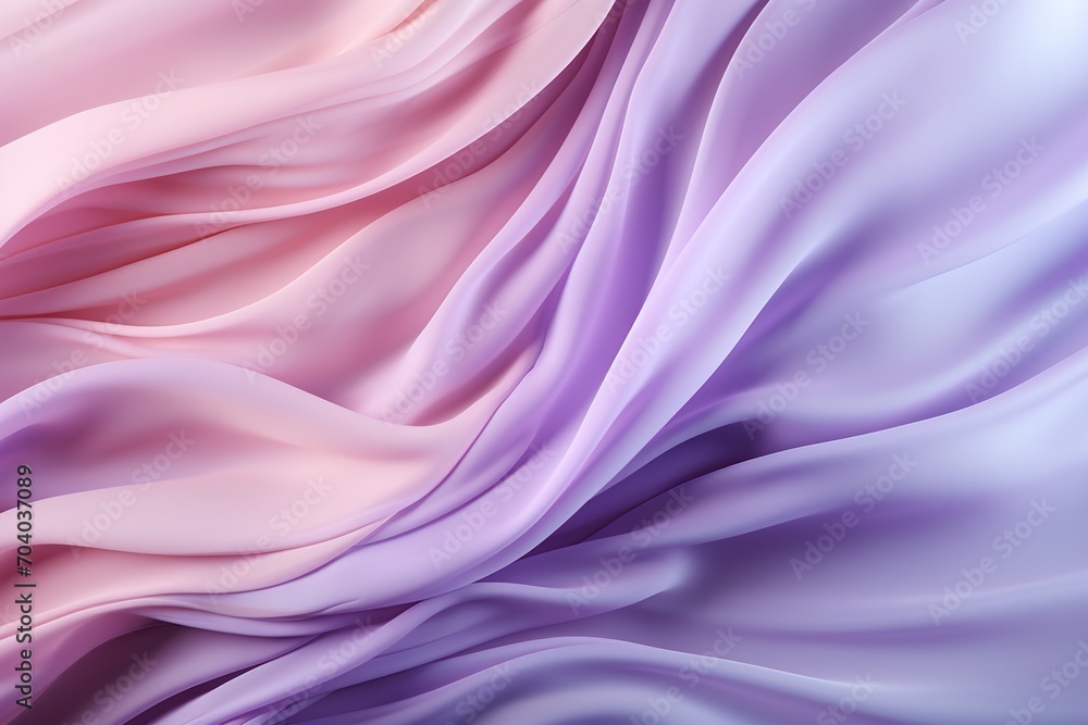 Fototapeta premium Gradient pink and purple silk fabric