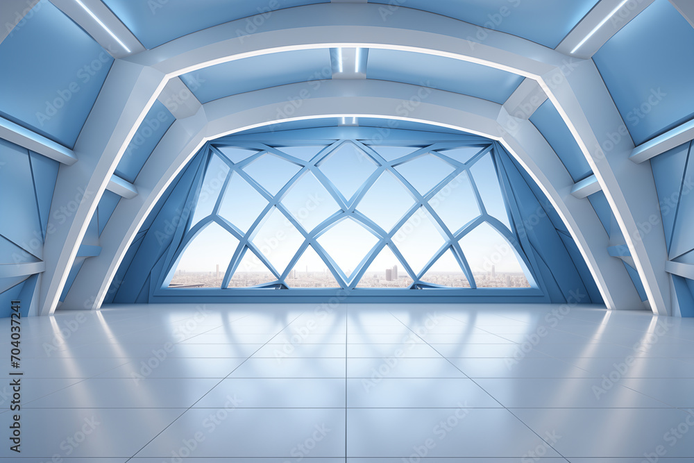 Fototapeta premium Abstract futuristic background for presentation 