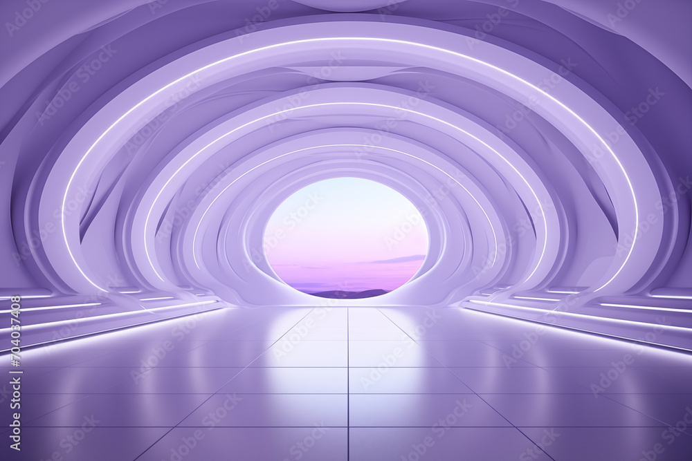 Obraz premium Abstract futuristic background for presentation 