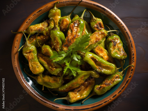 Pimientos de Padrón fritos