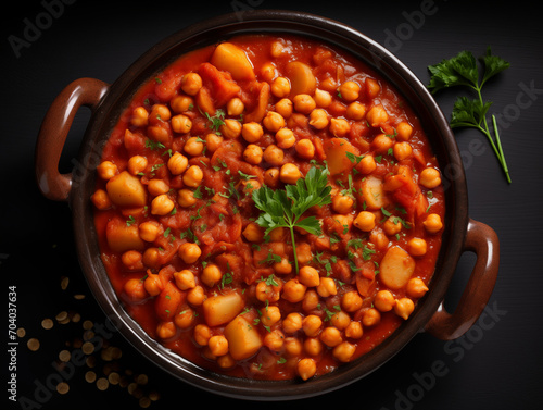 Cocido Madrileño, estofado de garbanzos