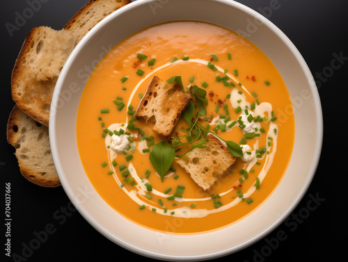 Salmorejo, sopa espesa de tomate y pan