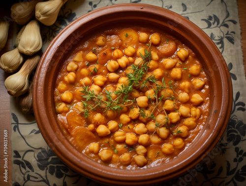 Cocido Madrileño, estofado de garbanzos