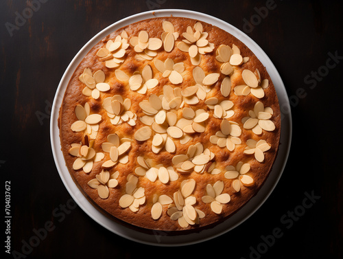 Tarta de Santiago, pastel de almendras