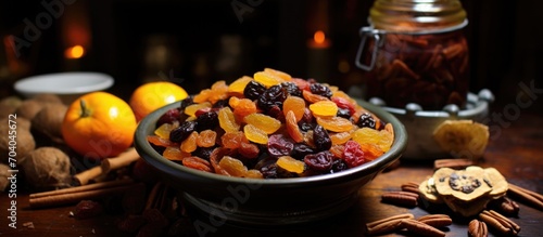 Christmas Eve's classic mixture of dried fruits and spices.