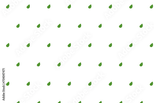 Seamless pattern with small green leaves