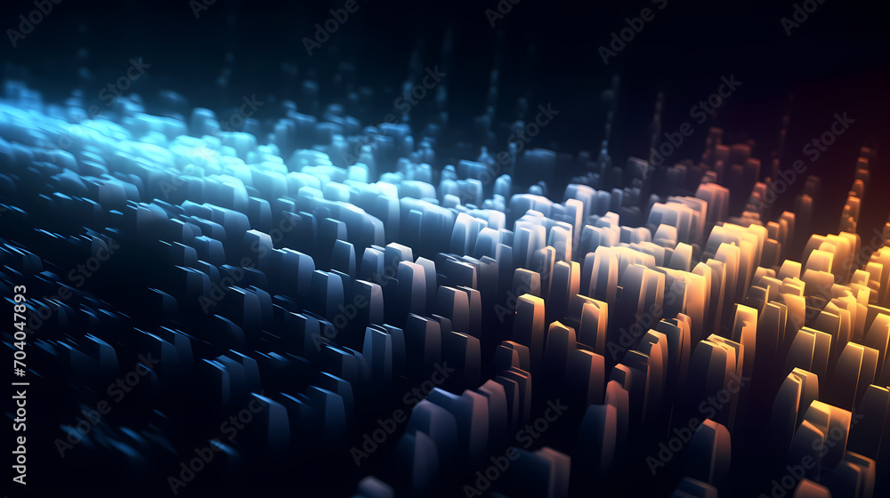 Obraz premium Technology abstract graphic poster web page PPT background, abstract background