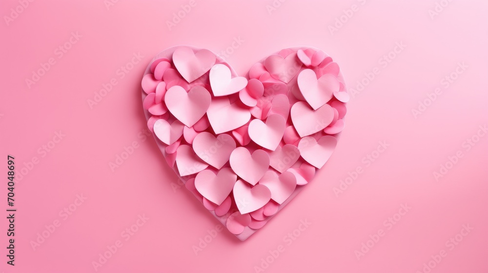 Cute romantic print on a background of pink, purple hearts. The texture of the festive background for Valentine's day, romantic wedding design. Cute romantic print on a background of pink, purple hearts. The texture of the festive background for Valentine's day, romantic wedding design.