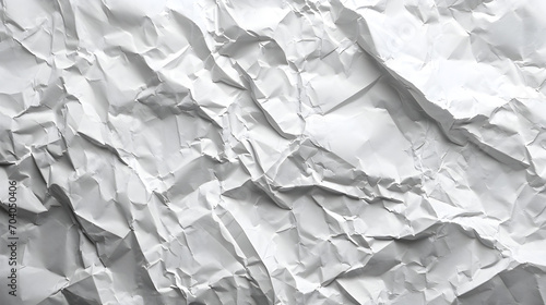 A delicate piece of abstract art, crafted from a white crumpled paper, evoking feelings of mystery and imagination