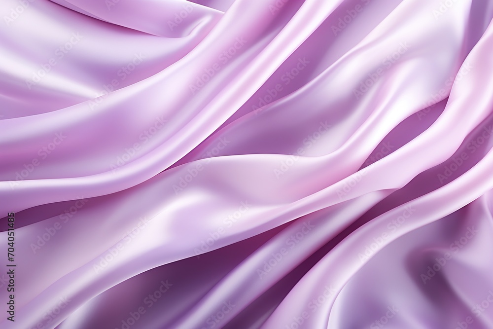 Obraz premium Purple silk fabric with gentle waves