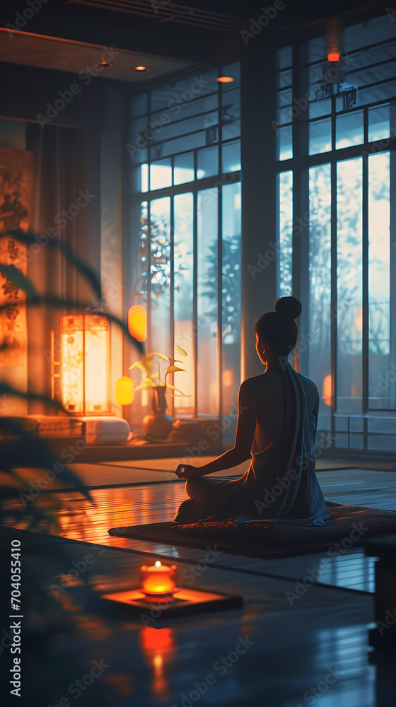 person at meditation person at meditation