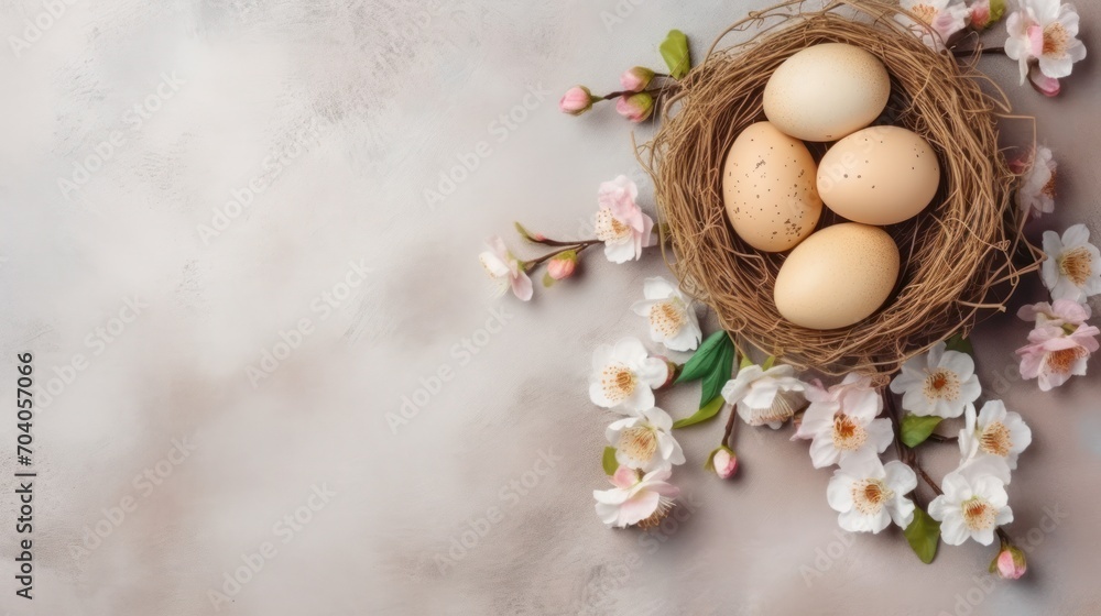 Easter background with copy space Easter background with copy space