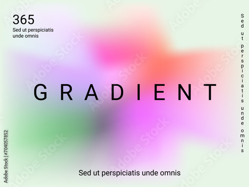 Liquid on colorful background. Bright mesh blurred pattern in pink, blue, green tones.