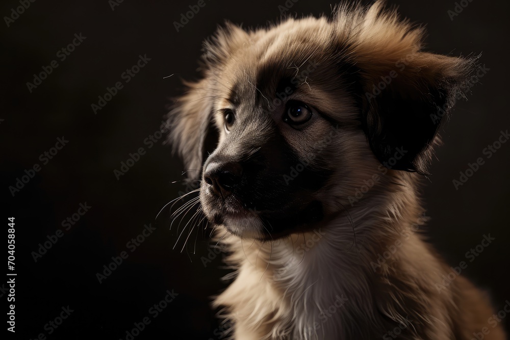 potrait of puppy playfull with blurred background, close up dog potrait of puppy playfull with blurred background, close up dog