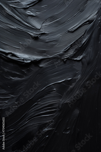 Acrylic Dark Art Background with Oil Brush Strokes