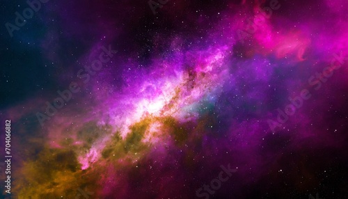 colorful space galaxy cloud nebula stary night cosmos universe science astronomy supernova background wallpaper generative a