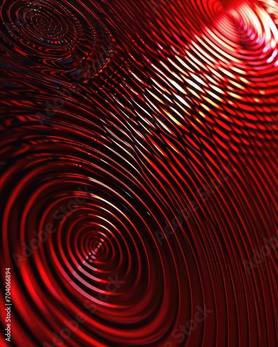 Red metallic gradient background
