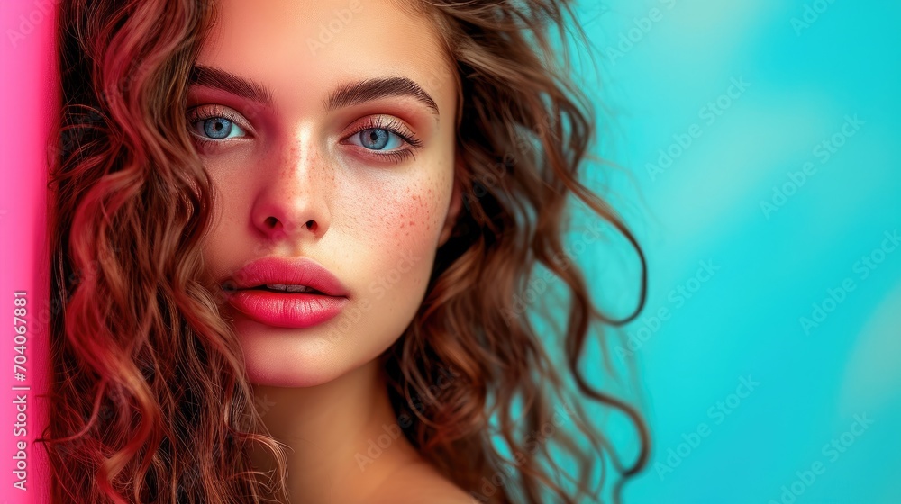 Captivating Beauty with Luscious Curls Captivating Beauty with Luscious Curls